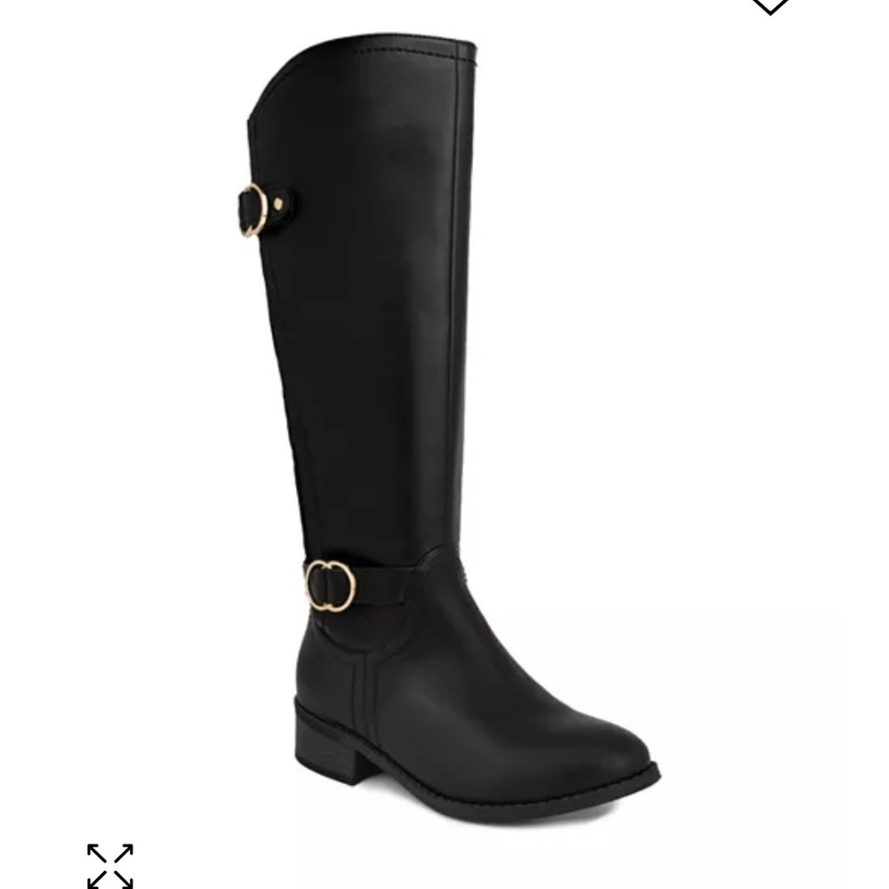 Jones New York Leandraa Black Knee High Boots 5.5M NIB - Picture 2 of 12
